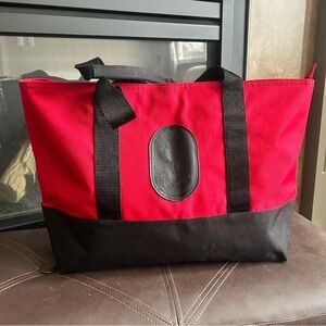 HBC Olympics Red and Black Tote Bag